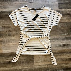 Women’s White Stripped Blouse
